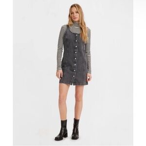 LEVIS tuli mini dress in faded black